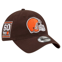 Cleveland Browns New Era Distinct 9TWENTY Adjustable Hat Brown | NFL