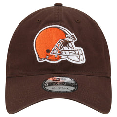 Cleveland Browns New Era Distinct 9TWENTY Adjustable Hat Brown | NFL