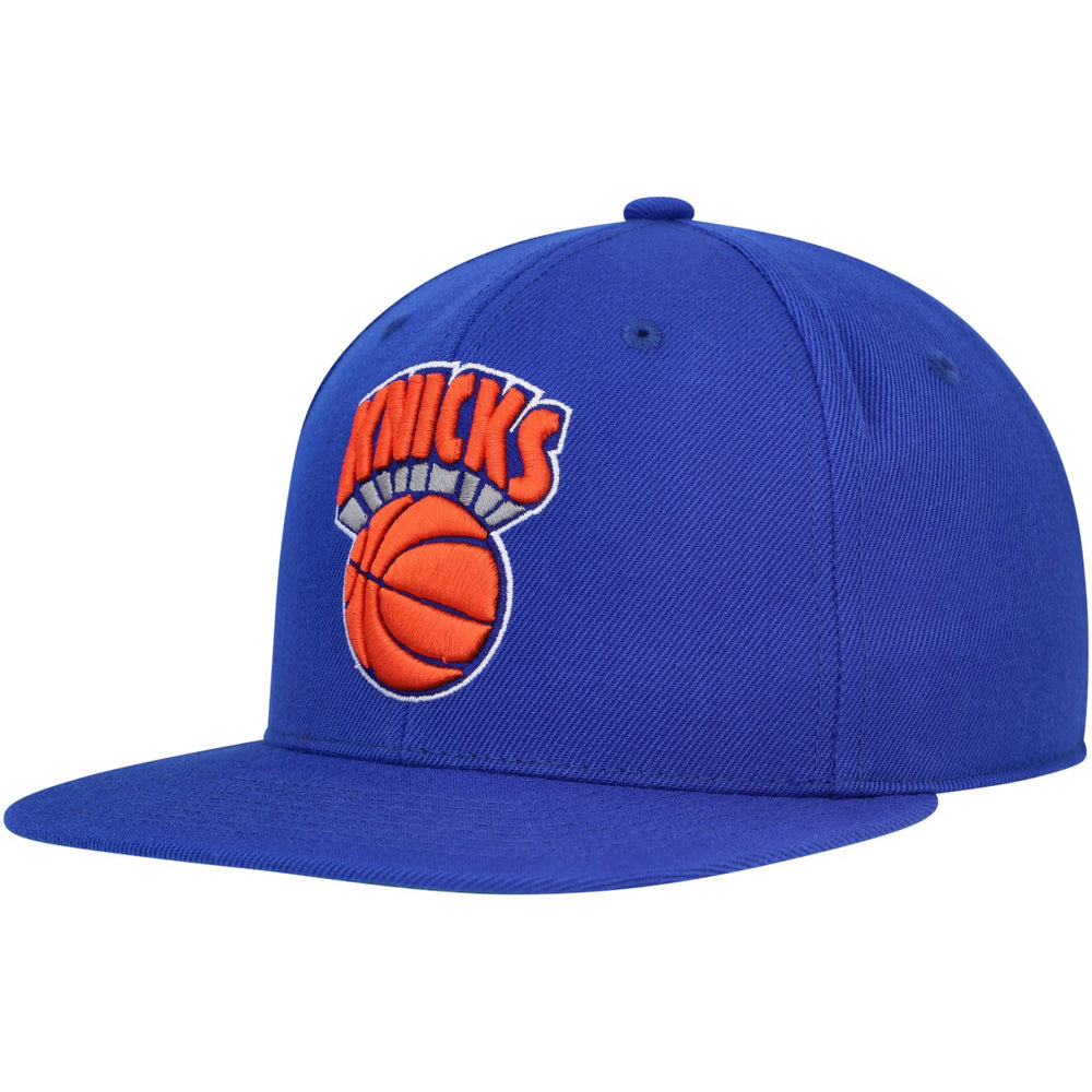 New York Knicks Hardwood Classics MVP Team Ground 2.0 Fitted Hat Blue - NBA