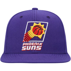 Phoenix Suns Hardwood Classics MVP Team Ground 2.0 Fitted Hat Purple - NBA