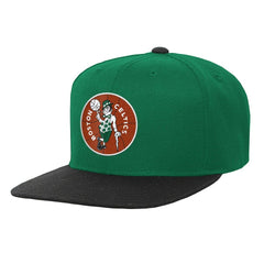 Boston Celtics Youth Two-Tone Snapback Hat Kelly Green/Black - NBA