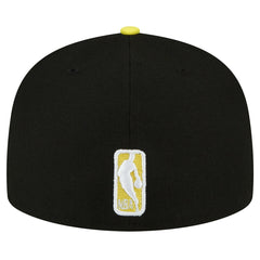 Utah Jazz 2-Tone 59FIFTY Fitted Hat Black/Yellow - NBA