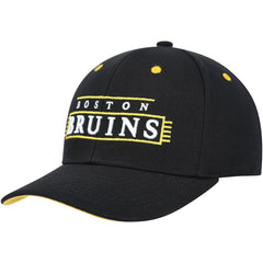 Boston Bruins Mitchell & Ness LOFI Pro Snapback Hat - Black - NHL