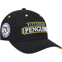 Pittsburgh Penguins Mitchell & Ness LOFI Pro Snapback Hat - Black - NHL