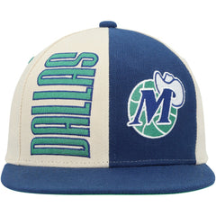 Dallas Mavericks Hardwood Classics Pop Snapback Hat Cream - NBA