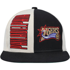 Philadelphia 76ers Hardwood Classics Pop Snapback Hat Cream - NBA