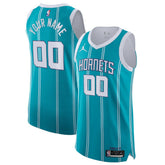 Charlotte Hornets Jordan Brand 2020/21 Authentic Custom Jersey Teal Icon Edition - NBA