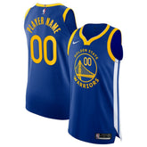 Golden State Warriors 2020/21 Authentic Custom Jersey Blue Icon Edition - NBA