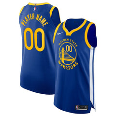 Golden State Warriors 2020/21 Authentic Custom Jersey Blue Icon Edition - NBA
