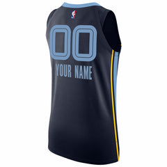 Memphis Grizzlies 2020/21 Authentic Custom Jersey Navy Icon Edition - NBA