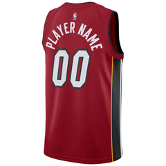 Miami Heat Jordan Brand Swingman Custom Jersey Statement Edition Red - NBA