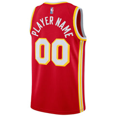 Atlanta Hawks 2020/21 Swingman Custom Jersey Icon Edition Red - NBA