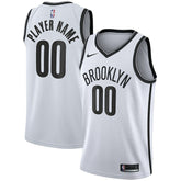 Brooklyn Nets 2020/21 Swingman Custom Jersey Association Edition White - NBA