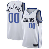 Dallas Mavericks 2020/21 Swingman Custom Jersey Association Editi- White - NBA