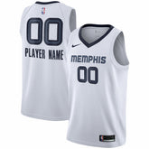 Memphis Grizzlies 2020/21 Swingman Custom Jersey Association Edition White - NBA