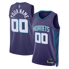 Charlotte Hornets Jordan Brand Unisex 2022/23 Swingman Custom Jersey Statement Edition Teal - NBA