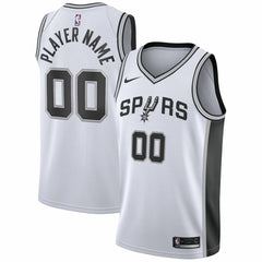 San Antonio Spurs 2020/21 Swingman Custom Jersey Association Edition White - NBA