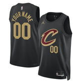 Cleveland Cavaliers Jordan Brand Unisex 2022/23 Swingman Custom Jersey Statement Editi- Black - NBA