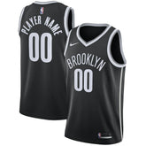 Brooklyn Nets 2020/21 Swingman Custom Jersey Icon Edition Black - NBA