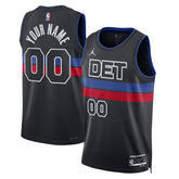 Detroit Pistons Jordan Brand Unisex 2022/23 Swingman Custom Jersey Statement Editi- Blue - NBA