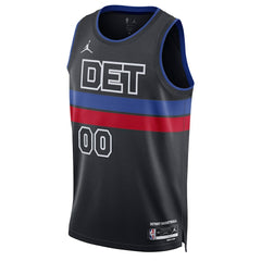 Detroit Pistons Jordan Brand Unisex 2022/23 Swingman Custom Jersey Statement Editi- Blue - NBA