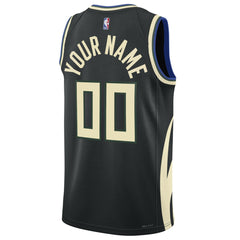 Milwaukee Bucks Jordan Brand Unisex 2022/23 Swingman Custom Jersey Statement Edition Black - NBA