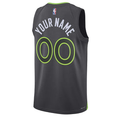 Minnesota Timberwolves Jordan Brand Unisex 2022/23 Swingman Custom Jersey Statement Edition Black - NBA