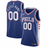 Philadelphia 76ers 2020/21 Swingman Custom Jersey Icon Edition Royal - NBA