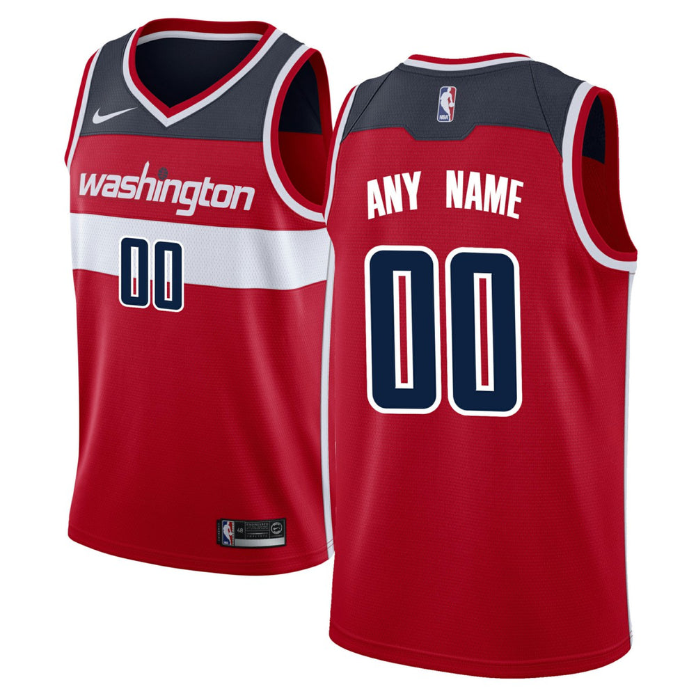 Washington Wizards Swingman Custom Jersey Red Icon Edition - NBA