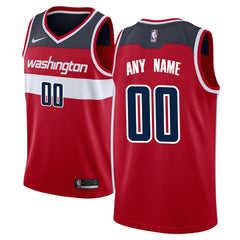 Washington Wizards Swingman Custom Jersey Red Icon Edition - NBA