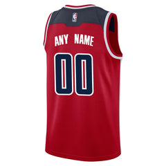 Washington Wizards Swingman Custom Jersey Red Icon Edition - NBA