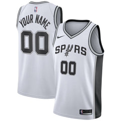 San Antonio Spurs Custom Swingman Jersey White Association Edition - NBA
