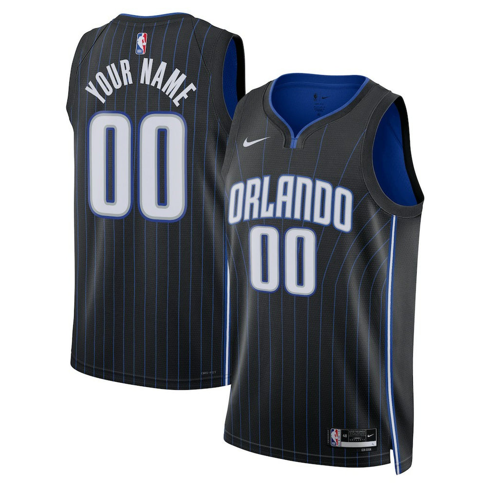 Orlando Magic Unisex Swingman Custom Jersey Black Icon Edition - NBA