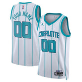 Charlotte Hornets Jordan Brand Unisex Swingman Custom Jersey White Association Edition - NBA
