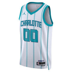 Charlotte Hornets Jordan Brand Unisex Swingman Custom Jersey White Association Edition - NBA