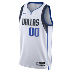 Dallas Mavericks Unisex Swingman Custom Jersey White Association Edition - NBA