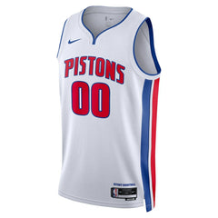 Detroit Pistons Unisex Swingman Custom Jersey White Association Edition - NBA
