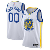 Golden State Warriors Unisex Swingman Custom Jersey White Association Edition - NBA