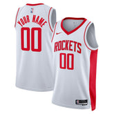 Houston Rockets Unisex Swingman Custom Jersey White Association Edition - NBA