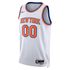 New York Knicks Unisex Swingman Custom Jersey White Association Edition - NBA