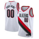 Portland Trail Blazers Unisex Swingman Custom Jersey White Association Edition - NBA