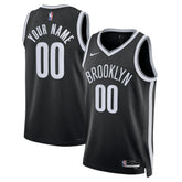Brooklyn Nets Unisex Swingman Custom Jersey Black Icon Edition - NBA