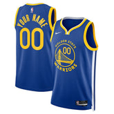 Golden State Warriors Unisex Swingman Custom Jersey Royal Icon Edition - NBA