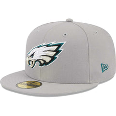 Philadelphia Eagles New Era Omaha 59FIFTY Fitted Hat Gray | NFL