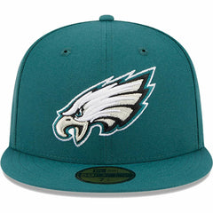 Philadelphia Eagles New Era Omaha 59FIFTY Fitted Hat Midnight Green | NFL