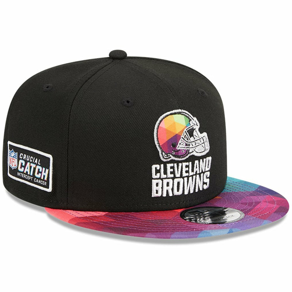 Cleveland Browns New Era 2023 NFL Crucial Catch 9FIFTY Snapback Hat Black | NFL