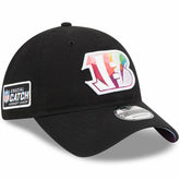 Cincinnati Bengals New Era 2023 NFL Crucial Catch 9TWENTY Adjustable Hat Black | NFL