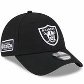 Las Vegas Raiders New Era 2023 NFL Crucial Catch 9FORTY Adjustable Hat Black | NFL