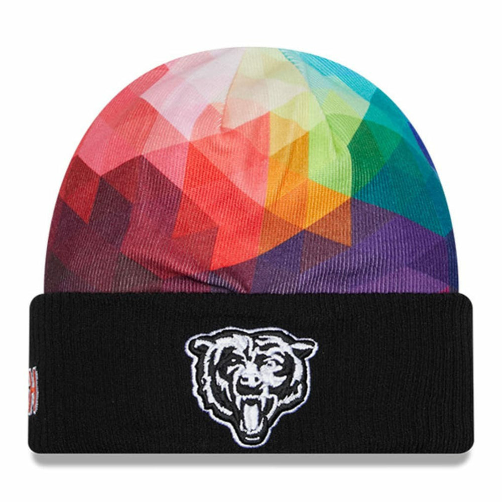 Chicago Bears New Era 2023 NFL Crucial Catch Cuffed Knit Hat Black | NFL