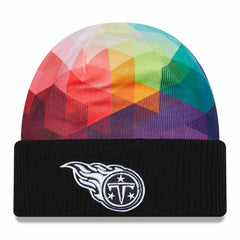 Tennessee Titans New Era 2023 NFL Crucial Catch Cuffed Knit Hat Black | NFL